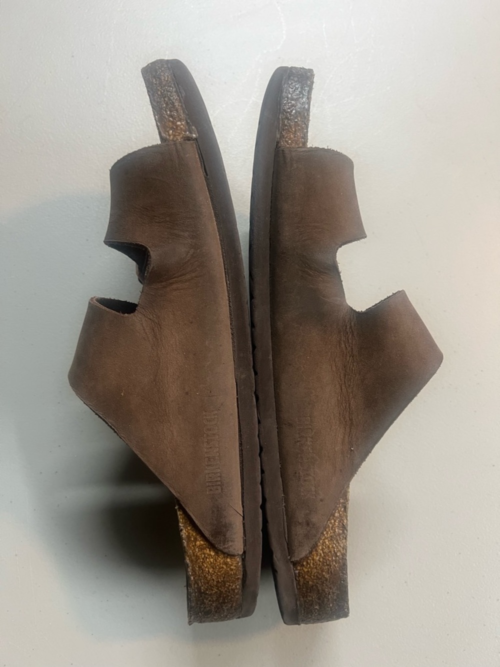 Birkenstock Arizona Brown Oiled Leather Sandals EU 44 US 11 285mm Cork Footbed - Picture 9 of 12
